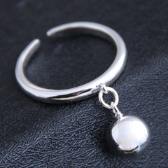 Korean fashion sweet OL ball pendant open ring yiwu nihaojewelry wholesale