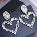 Nouveau mode mtal flash diamant amour boucles d39oreilles exagres yiwu nihaojewelry gros NHSC212297picture4