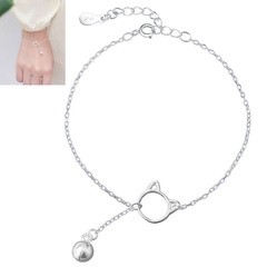 Simple cat bell bracelet nihaojewelry wholesale