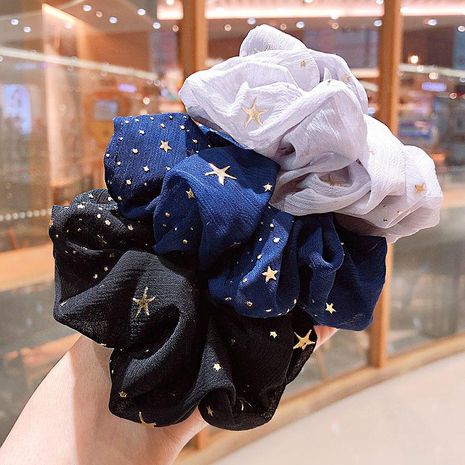 New fashion mesh pentagram embellished cheap scrunchies wholesale NHNA212621's discount tags