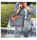 Nueva bolsa tejida de moda bolsa de compras bolsa bolsa femenina cesta de verduras bolso simple bolsa de paja hecha a mano de gran capacidadpicture28