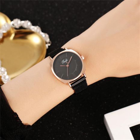 New Women's Watches Fashion Square Case Multicolor Lite Magnet Quartz Watch NHHK207061's discount tags