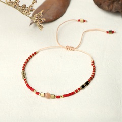 Simple fashion bracelet Miyuki rice beads hand-woven friendship rope bracelet