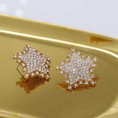 New Exaggerated Stud Earrings Star Diamond Earrings for Women Wholesale