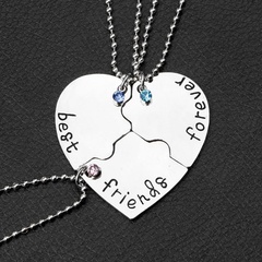 Three-piece Best Friends Forever necklace