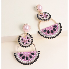 new fashion  earrings watermelon pomelo fruit earrings  nihaojewelry wholesale