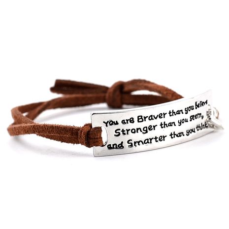 new fashion  wild inspirational English letters cute compilation bracelet bracelet bracelet nihaojewelry wholesale's discount tags