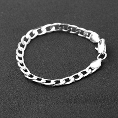 new fashion  Popular Atmosphere Fashion Silver Jewelry Gold Code Men and Women Couples Bracelet Wholesale