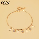 summer  new fashion beach wind star pendant anklet  wild fivepointed star tassel anklet nihaojewelry wholesalepicture7