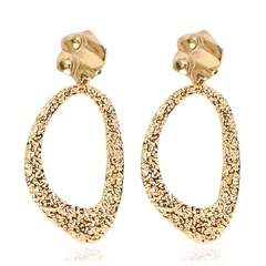 retro hollow geometric wild temperament metal earrings simple fashion ladies  earrings nihaojewelry wholesale