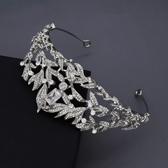 retro crown baroque queen luxury zircon diamond set headdress bride wedding jewelry dress crown nihaojewely wholesale
