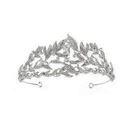 corona retro barroco reina lujo circn diamante conjunto tocado novia boda joyera vestido corona nihaojewely al por mayorpicture11