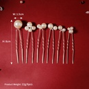 moda nueva horquilla de perlas irregulares conjunto coreano dulce simple pinza de pelo al por mayorpicture12