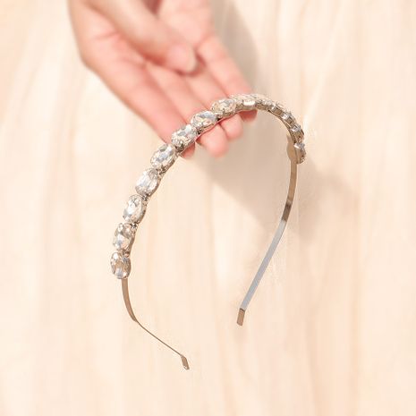 Corea dulce dama gotas de agua rhinestone diadema presión horquilla con accesorios nihaojewelry al por mayor's discount tags