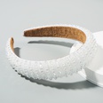 korean simple highend sponge hairband simple widebrimmed fashion handbeaded  temperament headband nihaojewelry wholesalepicture17