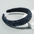 korean simple highend sponge hairband simple widebrimmed fashion handbeaded  temperament headband nihaojewelry wholesalepicture18