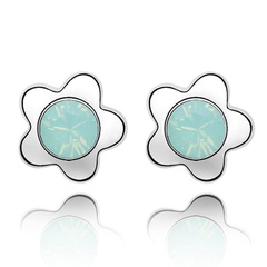 Exquisite Korean fashion classic earrings simple plum personality earrings
