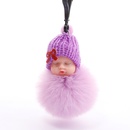 hotsale fashion new quality cute sleeping doll fur ball key ring Meng baby coin purse key pendant wholesalepicture43