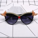 fashion new hot sale Metal Butterfly Diamond Cat Eye Magnetic Sunglasses Women Vintage Carved Sunglasses Wholesalepicture13