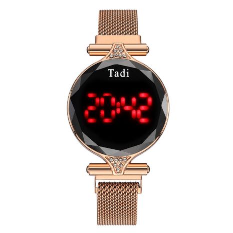 Touch screen LED electronic watch nihaojewelry wholesale fashion magnetite watch female new ladies watches's discount tags