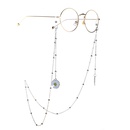 Fashion simple silver white small daisy color retention bead glasses chain metal chain glasses chain wholesalepicture7
