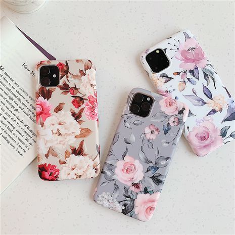 Simple small floral iphone xs max phone cases suitable for Huawei P30pro  mate20 all-inclusive  nihaojewelry wholesale's discount tags