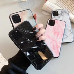 Pro max simple marble phone case for Apple x  iPhone 7plus glass  phone case nihaojewelry wholesale