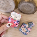 fashion new  oil painting flowers Apple AirPods wireless Bluetooth headset water sticker protection hard shell 1or2 generation universal applicablepicture14