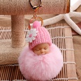 hotsale fashion new quality cute sleeping doll fur ball key ring Meng baby coin purse key pendant wholesalepicture54
