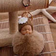 hotsale fashion new quality cute sleeping doll fur ball key ring Meng baby coin purse key pendant wholesalepicture59