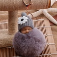 hotsale fashion new quality cute sleeping doll fur ball key ring Meng baby coin purse key pendant wholesalepicture60
