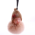 hotsale fashion new quality cute sleeping doll fur ball key ring Meng baby coin purse key pendant wholesalepicture69