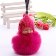 hotsale fashion new quality cute sleeping doll fur ball key ring Meng baby coin purse key pendant wholesalepicture74