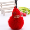 hotsale fashion new quality cute sleeping doll fur ball key ring Meng baby coin purse key pendant wholesalepicture76