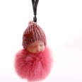 hotsale fashion new quality cute sleeping doll fur ball key ring Meng baby coin purse key pendant wholesalepicture85