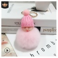 hotsale fashion new Cute sleeping doll fur ball keychain cute sleeping doll coin purse car key pendant wholesalepicture14