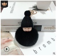 hotsale fashion new Cute sleeping doll fur ball keychain cute sleeping doll coin purse car key pendant wholesalepicture16