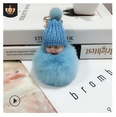 hotsale fashion new Cute sleeping doll fur ball keychain cute sleeping doll coin purse car key pendant wholesalepicture17
