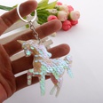 New fashion hotsale reflective fish scale sequins unicorn key chain colorful pony sequins coin purse pendant car accessories wholesalepicture31