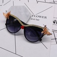 fashion new hot sale Metal Butterfly Diamond Cat Eye Magnetic Sunglasses Women Vintage Carved Sunglasses Wholesalepicture17