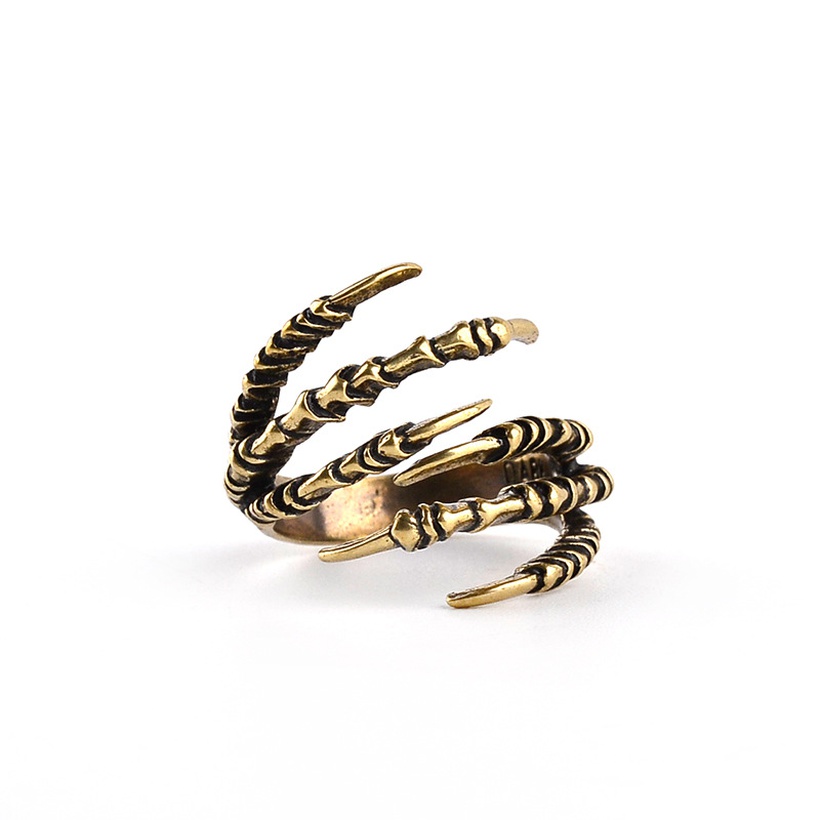 Fashion personality retro mens personality eagle claw ring tail ring  wholesalepicture11