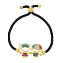 Bracelet japanisches und koreanisches Paar Armband Jungen und Mdchen Armband eingelegt mit farbigen Diamanten Liebe rotes Seil Armband brc18picture16