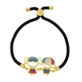 Bracelet japanisches und koreanisches Paar Armband Jungen und Mdchen Armband eingelegt mit farbigen Diamanten Liebe rotes Seil Armband brc18picture18