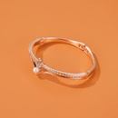Joyera de moda coreana temperamento pulsera de cisne pequeo oro rosa pulsera de perlas de apertura pulsera joyera clsica popularpicture12