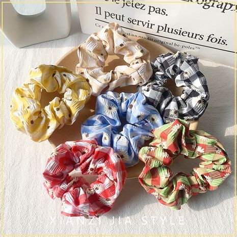 French daisy manor spring and summer small floral streamer hair rope super fairy elegant hair circle head rope forest hair accessories headdress NHOF217379's discount tags