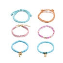 New Bracelet Set National Wind Wax Line Weave Beaded Coconut Pineapple Bracelet nihaojewelry wholesalepicture18