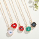 new color eye pendant necklace nihaojewelry wholesale imitation natural stone love resin necklace Yiwupicture10