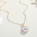 new color eye pendant necklace nihaojewelry wholesale imitation natural stone love resin necklace Yiwupicture14