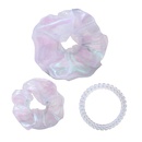 Fairy color hair scrunchies telephone line hair ring Korea fairy hair rope cute rubber band tied hair head rope hair accessories wholesale nihaojewelrypicture12