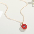 new color eye pendant necklace nihaojewelry wholesale imitation natural stone love resin necklace Yiwupicture18